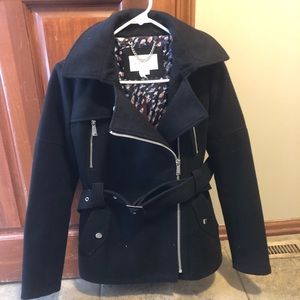 Black BCBG winter coat
